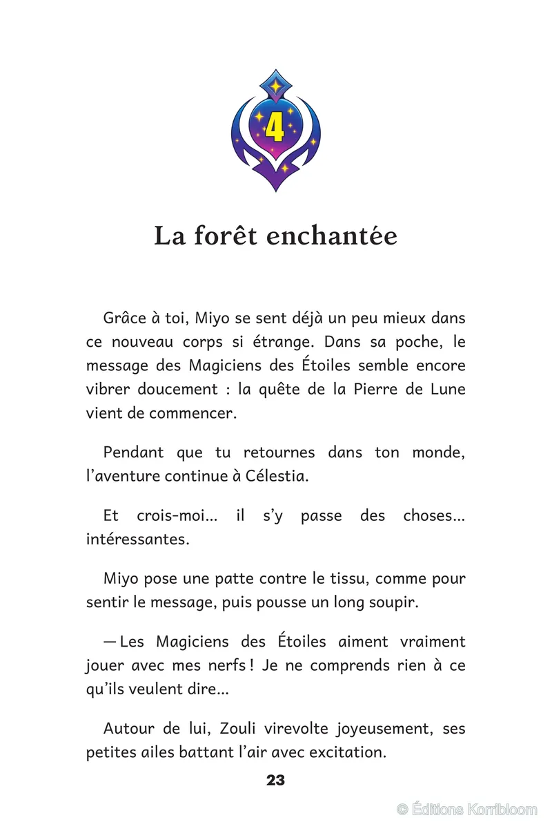 Page : chapitre 4, La forêt enchantée