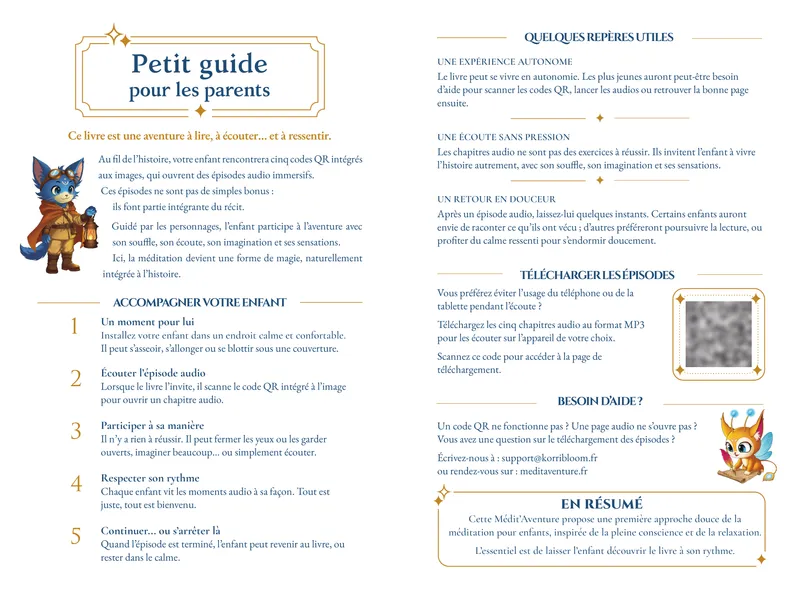 Double page : guide des parents